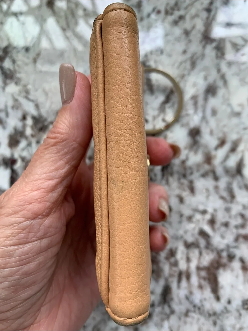HAMMITT wallet card holder keychain AMAZING LEATHER MSRP $145